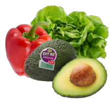 Kropsla, paprika rood of avocado eetrijp